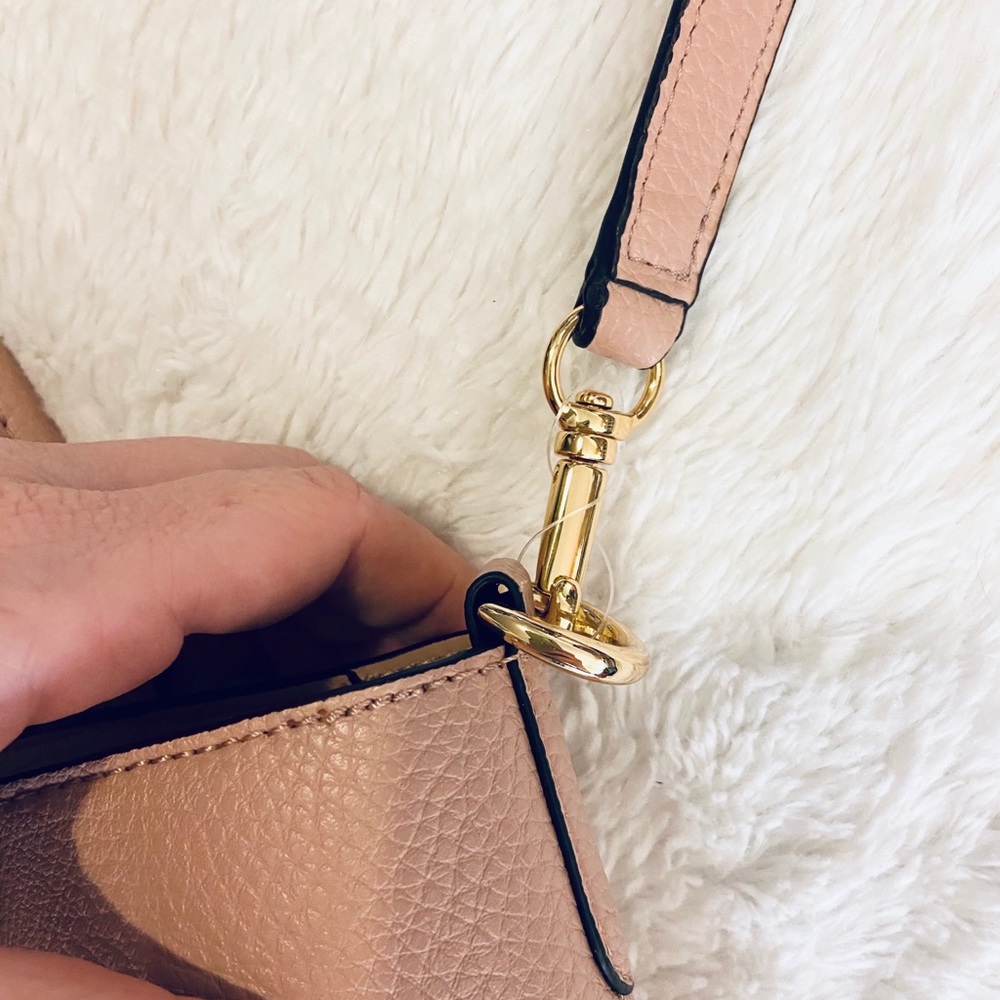 NWT Ralph Lauren Mellow Pink Satchel Handbag Tote - Picture 11 of 14